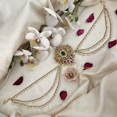 Vriksham Duel Peacock Jada Billai With Pearl Maatil Bridal Jada Billai-G19303