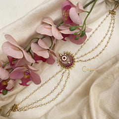 Designer AD Stone Jada Billai with Pearl Maatil-G14881