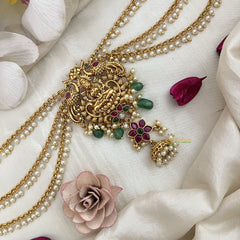 Vriksham Lakshmi & Peacock Jada Billai With Pearl Maatil Bridal Jada Billai-Pearl-G19317