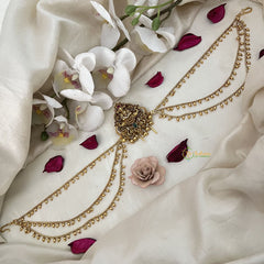 Vriksham Goddess Lakshmi Jada Billai With Gold Maatil Bridal Jada Billai-G19306