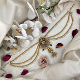 Vriksham Lakshmi Antique Jada Billai With Pearl Maatil Bridal Jada Billai-G19308