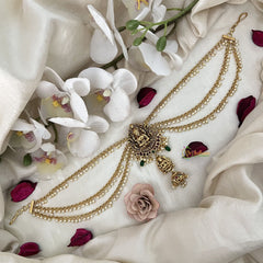 Vriksham Lakshmi Antique Jada Billai With Pearl Maatil Bridal Jada Billai-G19308