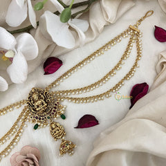 Vriksham Lakshmi Antique Jada Billai With Pearl Maatil Bridal Jada Billai-G19308