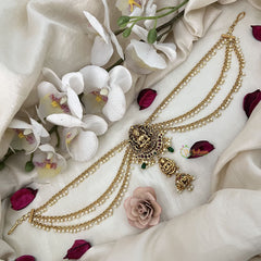 Vriksham Lakshmi Antique Jada Billai With Pearl Maatil Bridal Jada Billai-G19308