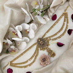 Vriksham Lakshmi Antique Jada Billai With Gold Maatil Bridal Jada Billai-G19307