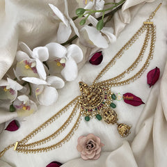 Vriksham Lakshmi Devi Jada for Brides Jada Billai With Pearl Maatil Bridal Jada Billai-Pearl-G19321