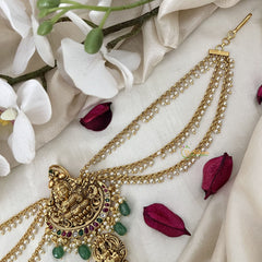 Vriksham Lakshmi Devi Jada for Brides Jada Billai With Pearl Maatil Bridal Jada Billai-Pearl-G19321