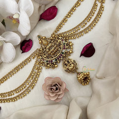 Vriksham Lakshmi Devi Jada for Brides Jada Billai With Gold Maatil Bridal Jada Billai-Gold Bead-G19322