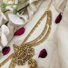 Vriksham Lakshmi Devi Jada for Brides Jada Billai With Gold Maatil Bridal Jada Billai-Gold Bead-G19322