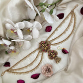 Vriksham Lakshmi & Peacock Elegance Jada Billai With Pearl Maatil Bridal Jada Billai-G19312