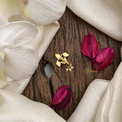 Vriksham Designer Jadau Kundan Stone Nath/Nose pin-J2964