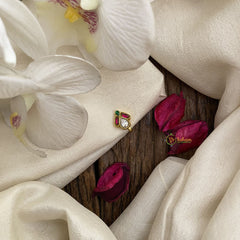 Vriksham Exquisite Jadau Kundan Stone Nath/Nose pin-J2907