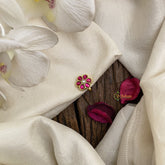 Vriksham Exquisite Floral Jadau Kundan Stone Nath/Nose pin-J2910