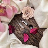 Vriksham Classic CZ Bezel Ear Climber-Silver Plated Minimalist Stud Earrings-G20265