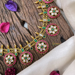Vriksham Jadau Kundan Coin Style Neckpiece-J2968