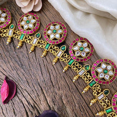 Vriksham Jadau Kundan Coin Style Neckpiece-J2968