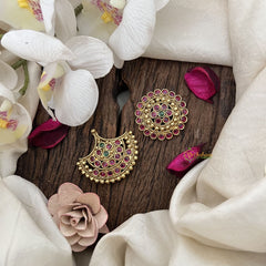 Premium Antique Kemp Billai -Chandran and Suryan Billai -G10569