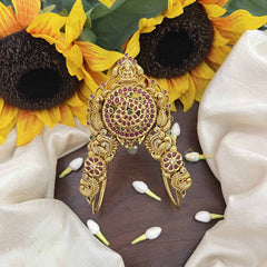 Vriksham Gold Alike peacock Round Style Nakshi Vangi -Temple Armlet-G21002