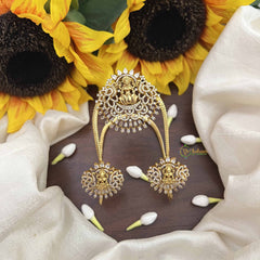 Vriksham Gold Alike Sparkle AD Waves Style Nakshi Lakshmi Vangi -Temple Armlet-G21008