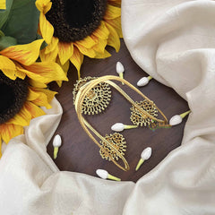 Vriksham Gold Alike Sparkle AD Waves Style Nakshi Lakshmi Vangi -Temple Armlet-G21008