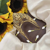 Vriksham Golden Side Lady Dual Peacock Lakshmi Vangi/Armlet-Jhumka-Peral-G20998