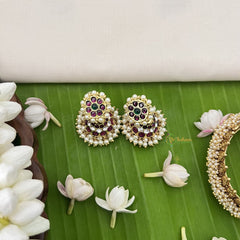 Vriksham Precious Kemp Jhmuka-Red Green-G18601