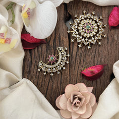 Vriksham Dual Floral Design in White & Mint Tone Chandran & Suryan Billai-G19342