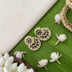 Vriksham Precious Kemp Jhmuka-Red Green-G18601