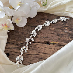 Crystal Silver Bridal Hair Accessories-H823