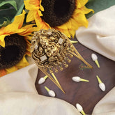 Vriksham Premium Ad stone Ganesha Vangi Armlets Gold Bead-G20991