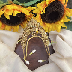 Vriksham Gold Alike Peacock Style Nakshi Lakshmi Vangi -Temple Armlet-Pearls-G21007