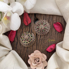 Vriksham Lotus Style Chandran & Suryan Billai-Green Red-G19336