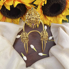 Vriksham Trio Style Gold Nakshi Lakshmi Vangi -Temple Armlet-Gold Bead-G21010