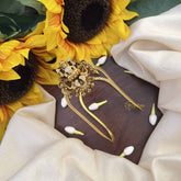 Vriksham Gold Alike Cultural AD Stone Lakshmi Vangi -Temple Armlet -G21014