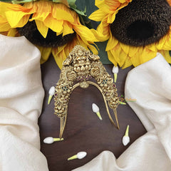 Vriksham Gold Dual Peacock Lakshmi Vangi / Armlets-Jhumka-G20990