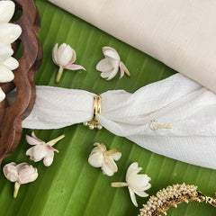 Vriksham Precious Kemp Finger Ring-White Red -Pearl-G18530