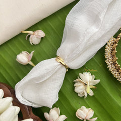 Vriksham Precious Kemp Finger Ring-White Red-Pearl-G18527