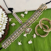 Vriksham Precious Gold Polish Kemp Mang Tikka-Red Green & white-pearl-G18533