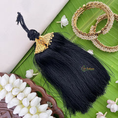 Vriksham Kemp Gold Style Kunjalam-Red-Pearl-G18587