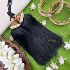 Vriksham Kemp Style Kunjalam-Red Green-Pearl-G18588