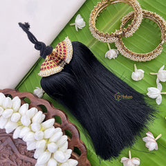 Vriksham Kemp Style Kunjalam-Small-Red-Pearl-G18590