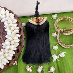 Vriksham Kemp Style Kunjalam-Small-Red-Pearl-G18590