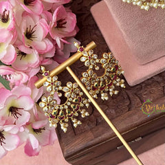 Vriksham Elegant With Premium Pearls Detailing Guttapusalu Bridal Set-G21094