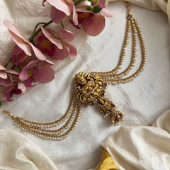 Premium Lakshmi Jada Billai with Pearl Maatil-Bun Billai-G13715