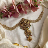 Premium Peacock Lakshmi Jada Billai with Pearl Maatil-G13719