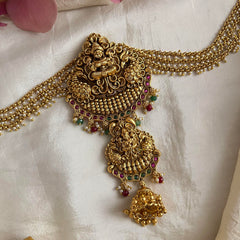 Premium Peacock Lakshmi Jada Billai with Pearl Maatil-G13719