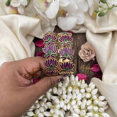 Vriksham Traditional Gold Bangles With Purple Lotus & Green Leaf Enamel Work Bangles-G20293