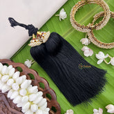 Vriksham Kemp Style Kunjalam-Red White-Pearls-G18595