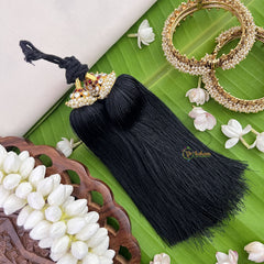 Vriksham Kemp Style Kunjalam-Red White-Pearls-G18595