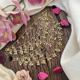 Vriksham Elegant Pearls & Gold Bead Style 3 Layered Strand Maatil-G21096